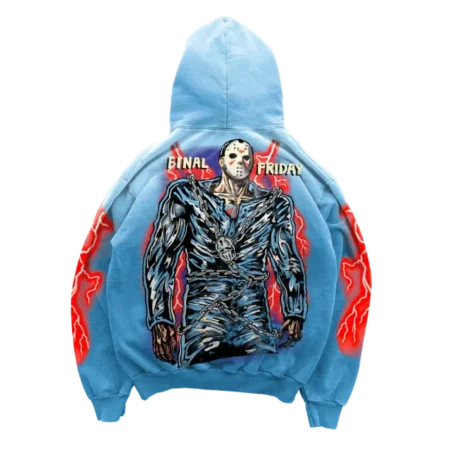 Final Friday Hoodie Sunfaded Blue