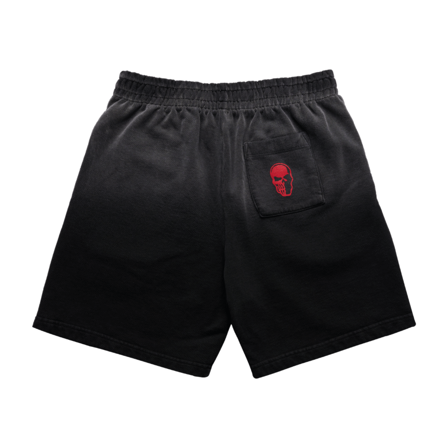 Warren Lotas Chicago Bulls Flaming Skull Shorts - Image 2