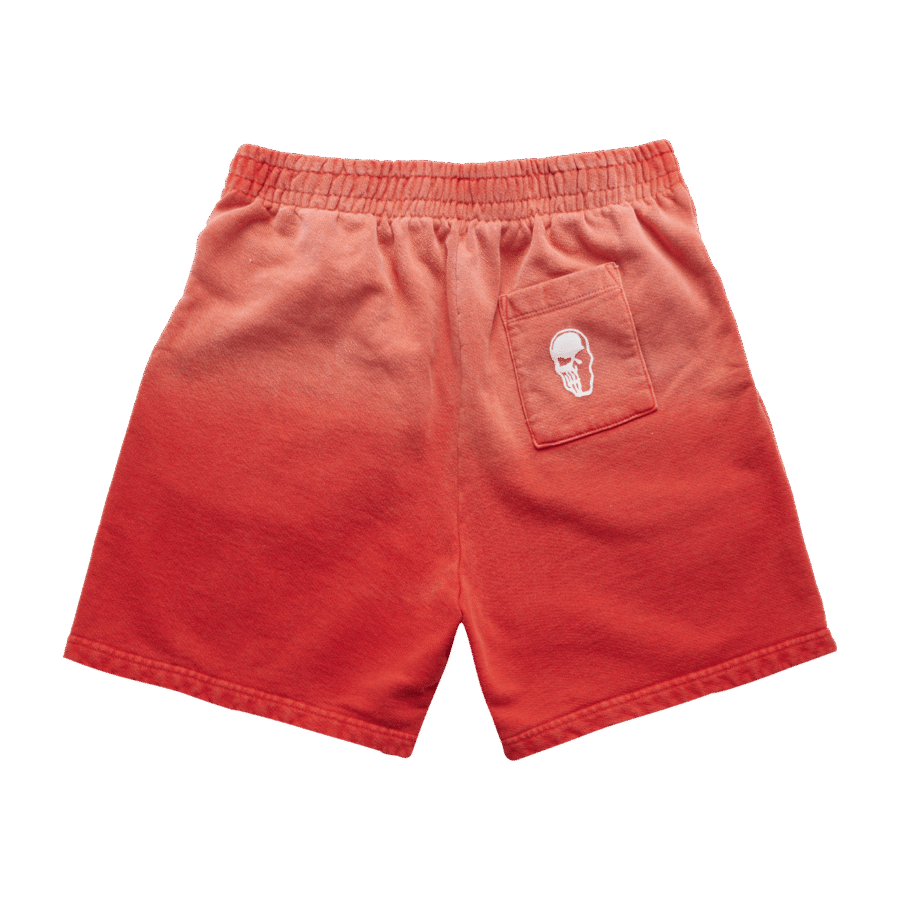 Warren Lotas Philadelphia 76ers Flaming Skull Shorts - Image 2