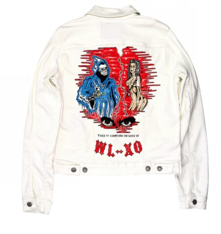 The Weeknd x Warren Lotas Fear Denim Jacket White Mens