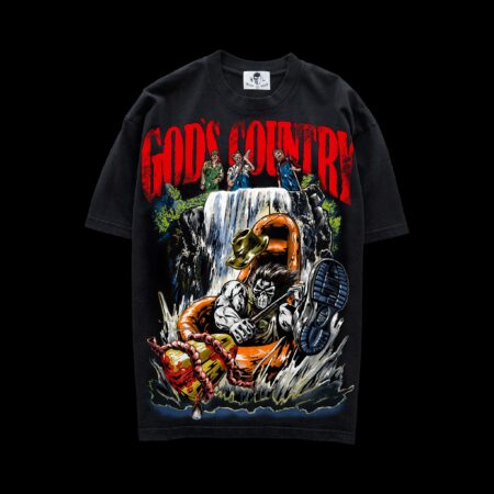 Gods Country T-Shirt – Black