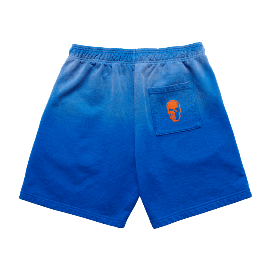 Warren Lotas New York Knicks Flaming Skull Shorts - Image 2